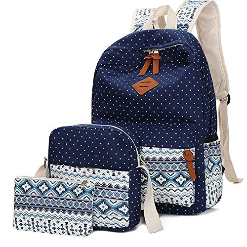 Preisvergleich Produktbild Mayanyan Canvas Rucksack National Sturm Punkt DREI Stück Kondom Schüler Freizeit Rucksack