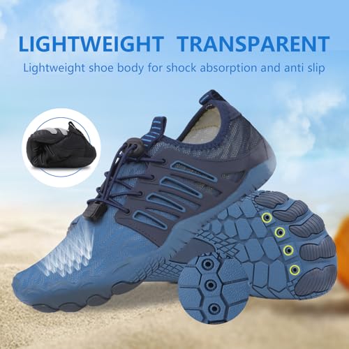 Image of SIOSNETA Hike Barefoot Shoes for Women Men, Breathable Non-Slip Athletic Footwear, Wide Toe Water Shoes for Hiking, Non-Slip Neuropathy Shoes for Women Men, Grounded Comfort wear