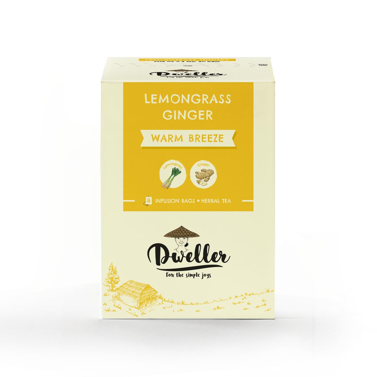Dweller, Lemongrass Ginger, Herbal Tea, Tea Bags, 18 Count (Pack of 1) (B07K6S71NQ) Amazon Price History, Amazon Price Tracker