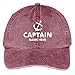 Captain Custom Name Dad Gear: Snapback Trucker Hat