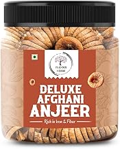 Flavour Foodie Premium Afghani Anjeer 500gm | Naturally Soft Juicy Dried Figs Dry Fruit | No Added Sugar | Rich Source Of Fiber | Low in Fat | Healthy Snack Jar Pack OF 1