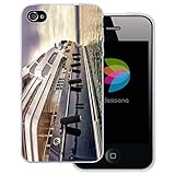 FARBINTENSIV & 100% PASSGENAU - Das federleichte, durchsichtige Gel Back-Cover mit kratzfestem Motiv aus brillianten UV-Farben, schmiegt sich perfekt an Dein Handy an