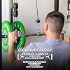Synergee Pro-Style Lat Bar Cable Attachment. Universal Attachment for Cable Machines. Pull Down/Press Down Bar Accessory. Available Sizes 24, 34 and 38