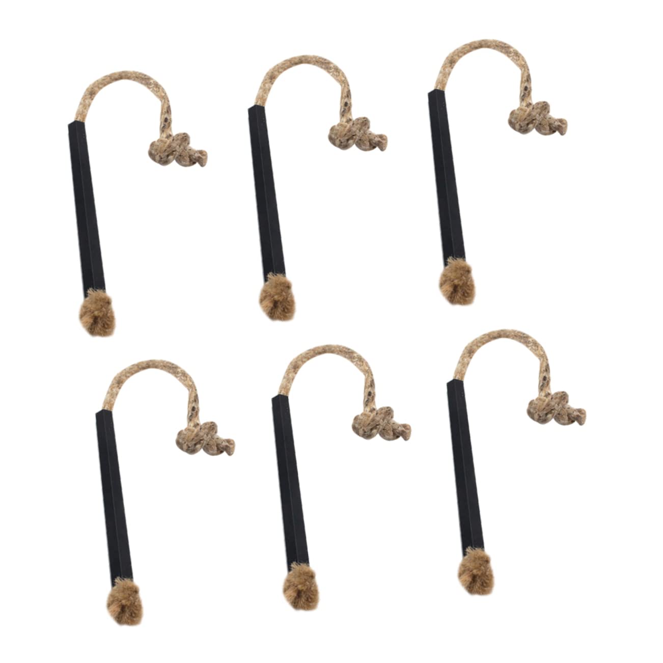 KESYOO 6Pcs Portable Rope Wick Fire Starter for Outdoor Camping Hiking Practical Tube with Wax Soaked Rope for Reliable Ignition