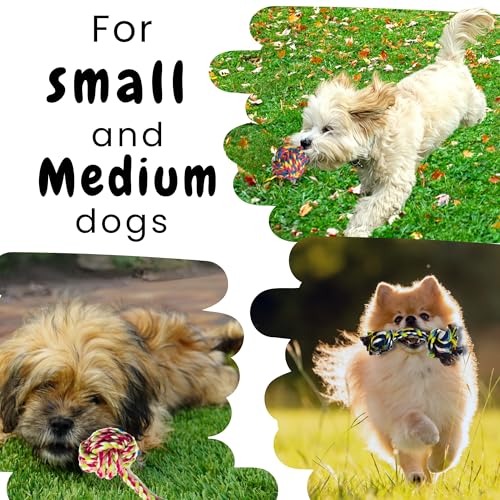 Otterly Pets Puppy Dog Pet Rope Toys for Small to Medium Dogs (Set of 4) - Image 3