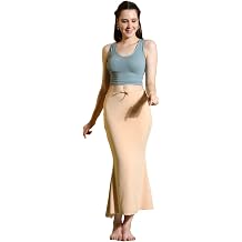 Jaanvi fashion Women's Cotton Blend Saree Shapewear Petticoat for Women, Cotton Blended,Petticoat,Skirts for Women,Shape Wear Dress for Saree Shaper