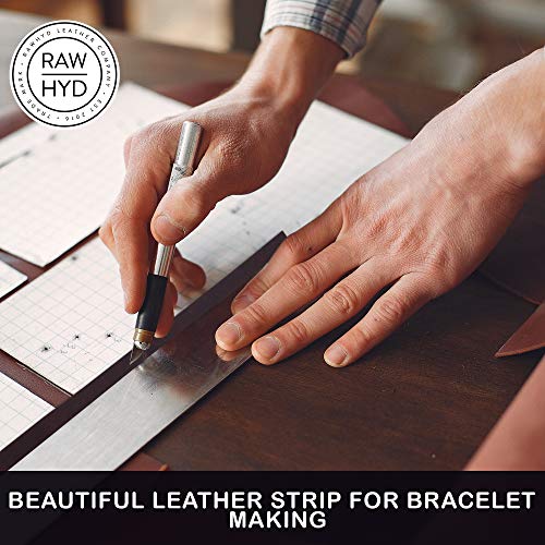 Leather Strap - Full Grain Buffalo Leather Strips For Crafts – Brown Leather Straps Ideal For Arts And Crafts, Tooling, Jewelry, Diy Home Decor, & More - Durable Tooling Leather Strip (0.5" X 60") #TOP2