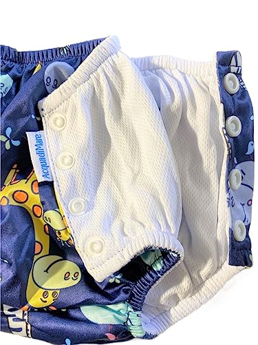 Kit Sunga/Biquini com Fralda Absorvente Reutilizável + Blusa Camiseta Blusa de Proteção UV 50+ Manga