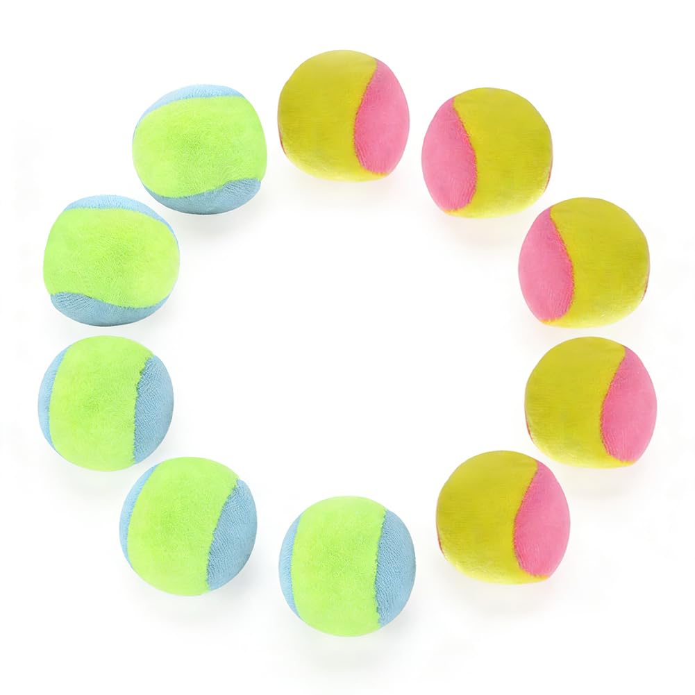 Sticky Ball 10 Pack,Replacement Balls For Toss Catch Sport Game Tar Grip Catch Ball Game,Interactive Toss Catch Game Educational Outdoor Indoor