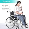 Fanwer 35-44 Inch Long Leg Lifter Strap - Multi-Loop Adjustable, Rubber Handgrips & Non-Slip Foot Pad, Hip & Knee Replacement Surgery, Mobility Aids for Wheelchair, Car, Bed