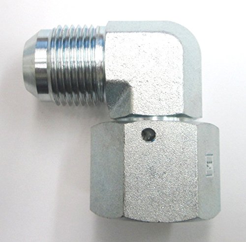 AF 9199-10-L15-22 - 5/8 Male JIC (7/8''-14 Threads) X 22mm x 1.5 Female Din Light (15mm Tube) 90 Elbow