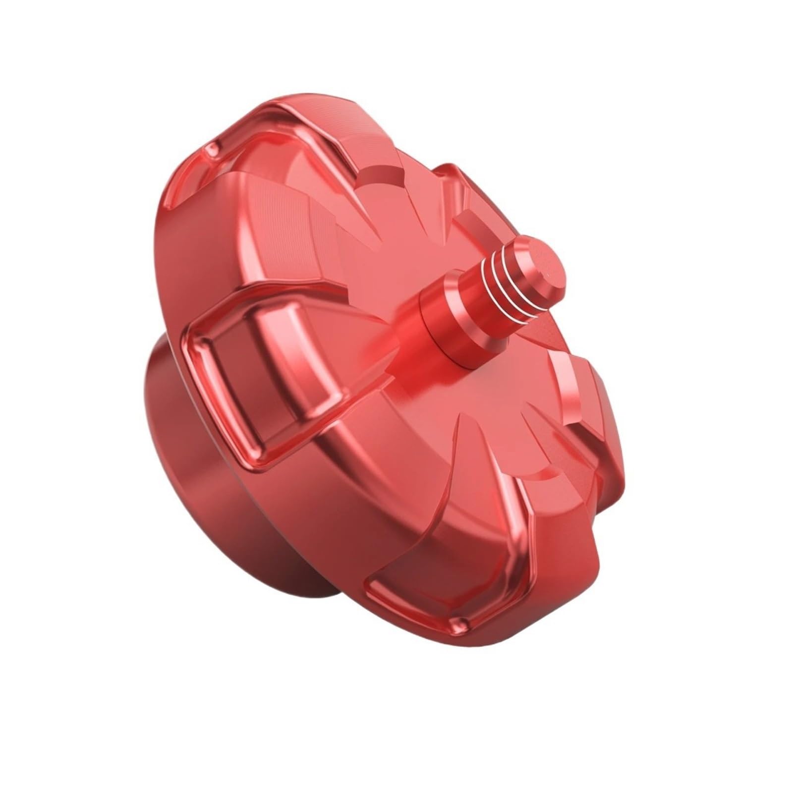 Tapa del Tanque Ajuste para Honda XR 650L 1993-2025 tapa de tanque de combustible de motocicleta cubierta de aluminio respiradero Tapon Deposito Combustible(Red)