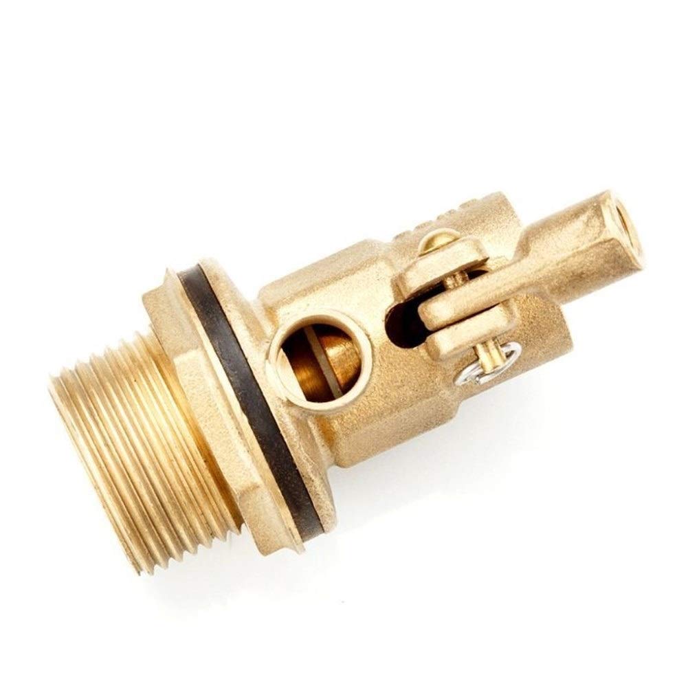 Valvola a galleggiante in metallo DN15 DN20 DN25 Serbatoio dell'acqua calda fredda Valvola WC controllo del livello del liquido 1 pz (DN15)