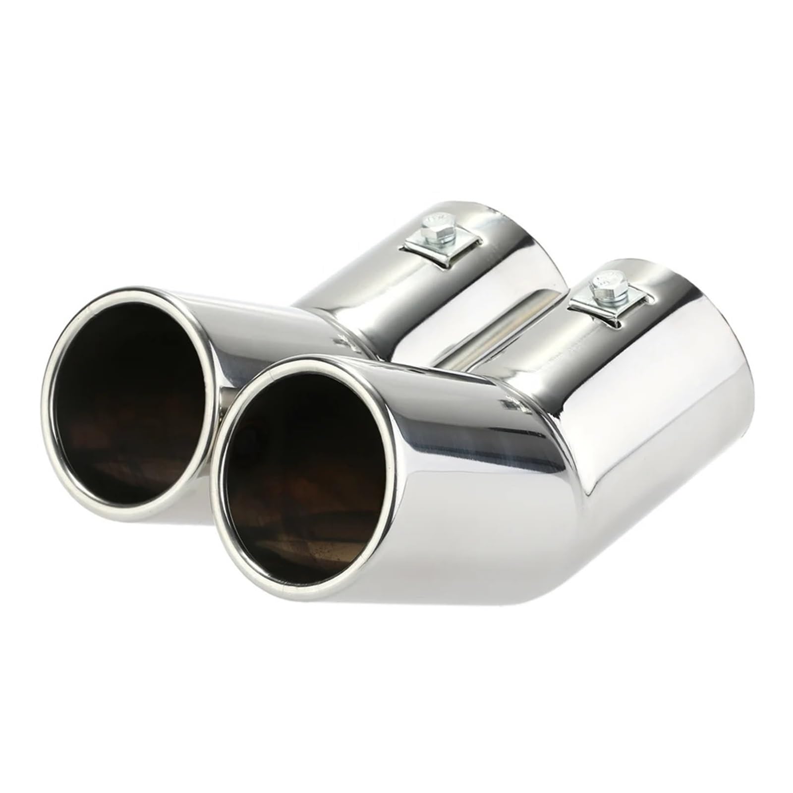 Tubo de escape doble para VW Jetta 1998-2004 en acero inoxidable 6