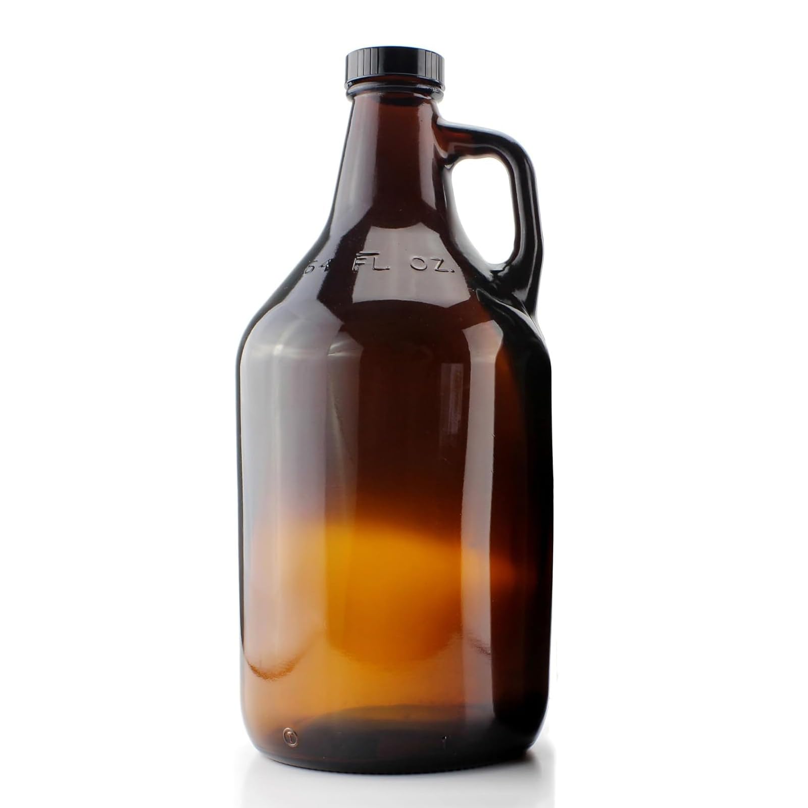 0.5 gallon brown,Bouteilles en verre Bouteilles de bière Bocal en verre avec couvercle Pichets à liquide Soda Cidre Alcool Vin Brassage maison Fermentation