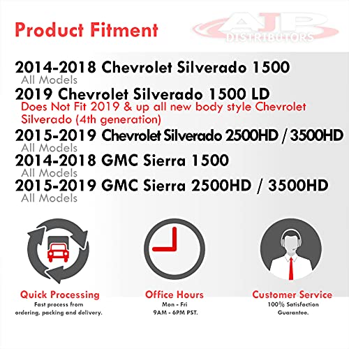 Ajp Distributors Led 3Rd Third Brake Stop Light Cargo High Mount Tail Lamp Assembly Bar Compatible/Replacement For Silverado Sierra 1500 2500Hd 3500Hd 2014 2015 2016 2017 2018 2019 14 15 16 17 18 19 #TOP6