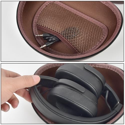 Image of Headphone Case for Skullcandy Crusher /Hesh /Evo, for JLab JBuds Lux ANC | for TOZO HT3 /HT2 Wireless Over-Ear Bluetooth Earphones, Travel Carrying, Daily Commute /Gym /Outdoor Use, Hard Box Only