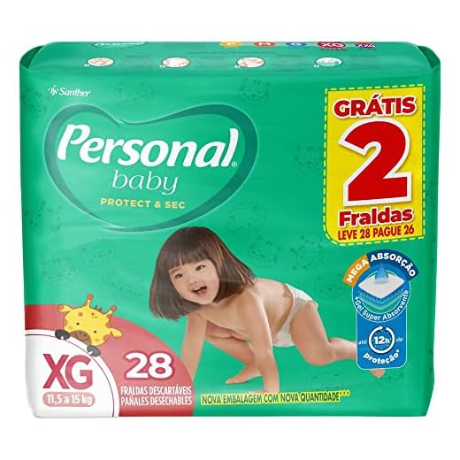 Fralda Personal Baby Protect e Sec XG Mega 9x28pads Leve 28 pague 26 Unidades