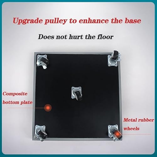 Miniatura 4 de LEIYAN Platillos de plantas bandeja cuadrada para macetas con ruedas, bandeja para maceta para jardín interior y exterior, plato cuadrado para