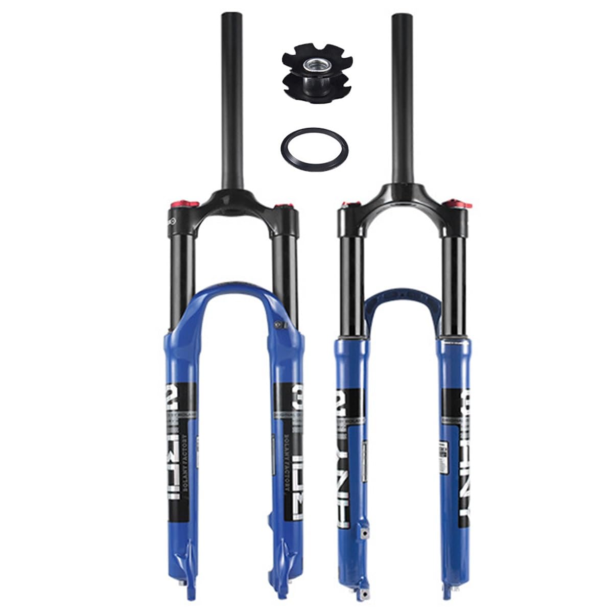 Horquilla de suspensión MTB de 27,5 y 29 Pulgadas, Tubo Recto de 28,6 mm, Horquilla Delantera de Muelle para Bicicleta de montaña, Cierre rápido de 9 mm, Recorrido del Eje de 100