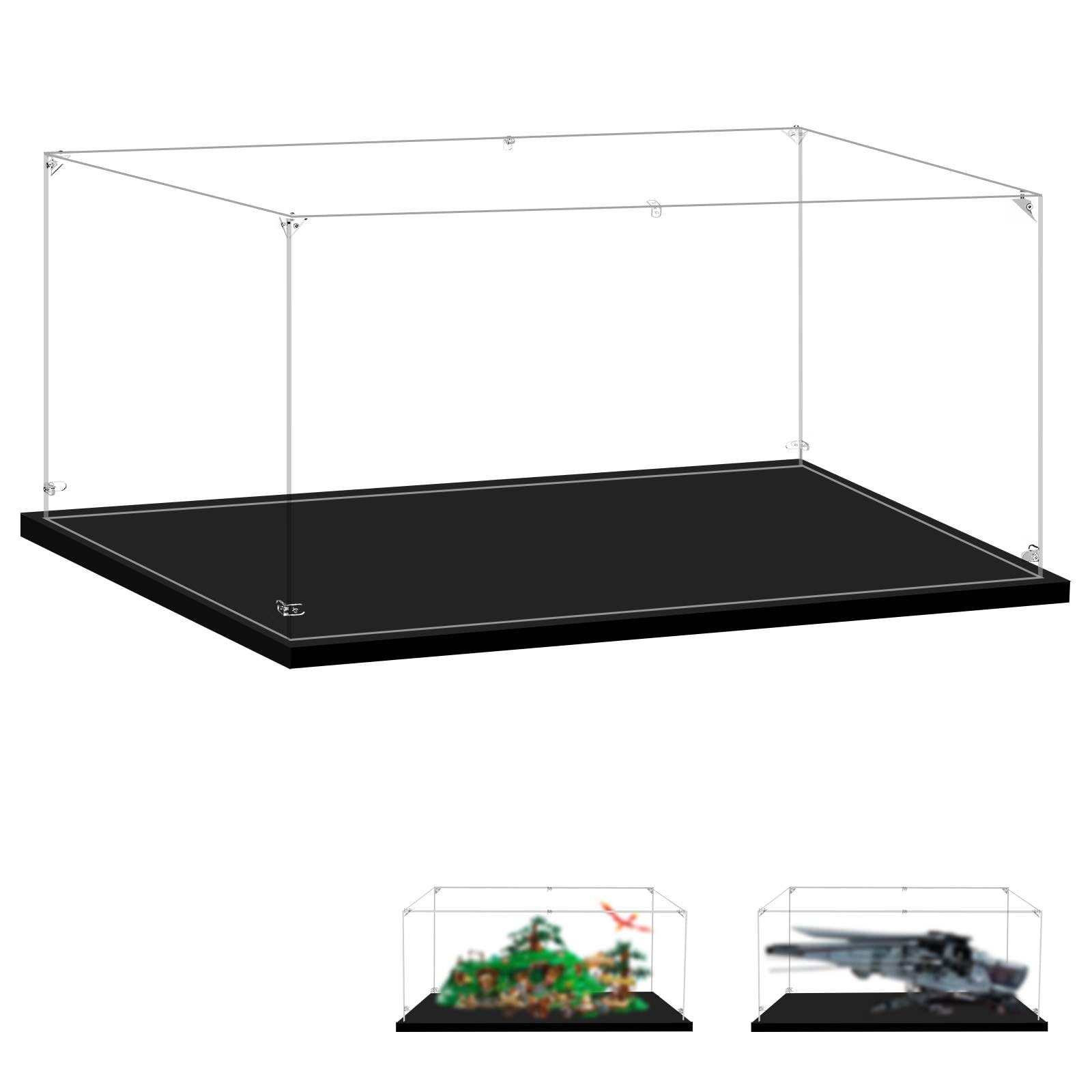 LILIKAKA Display Case for Lego 10354 The Lord of The Rings: The Shire, 10327 Dune Atreides Royal Ornithopter or 76286 Guardians of The Galaxy: The