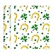 St. Patrick's Day Green Heat Transfer Vinile HTV Iron On Vinyl Bundle Bundle adatto per camicie modelli St. Patrick's Day Decalcomanie decorative di trasferimento di calore