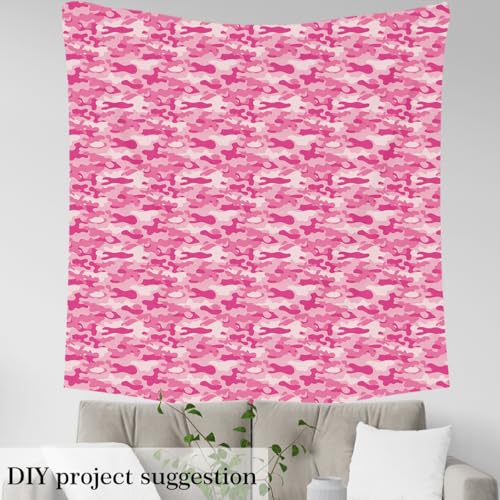 Versatile Pink Camo Fabric by the Yard - Stylish White Camouflage Print for Upholstery, Quilting, and DIY Crafts 5 Versatile Pink Camo Fabric by the Yard - Stylish White Camouflage Print for Upholstery, Quilting, and DIY Crafts - Image 4
