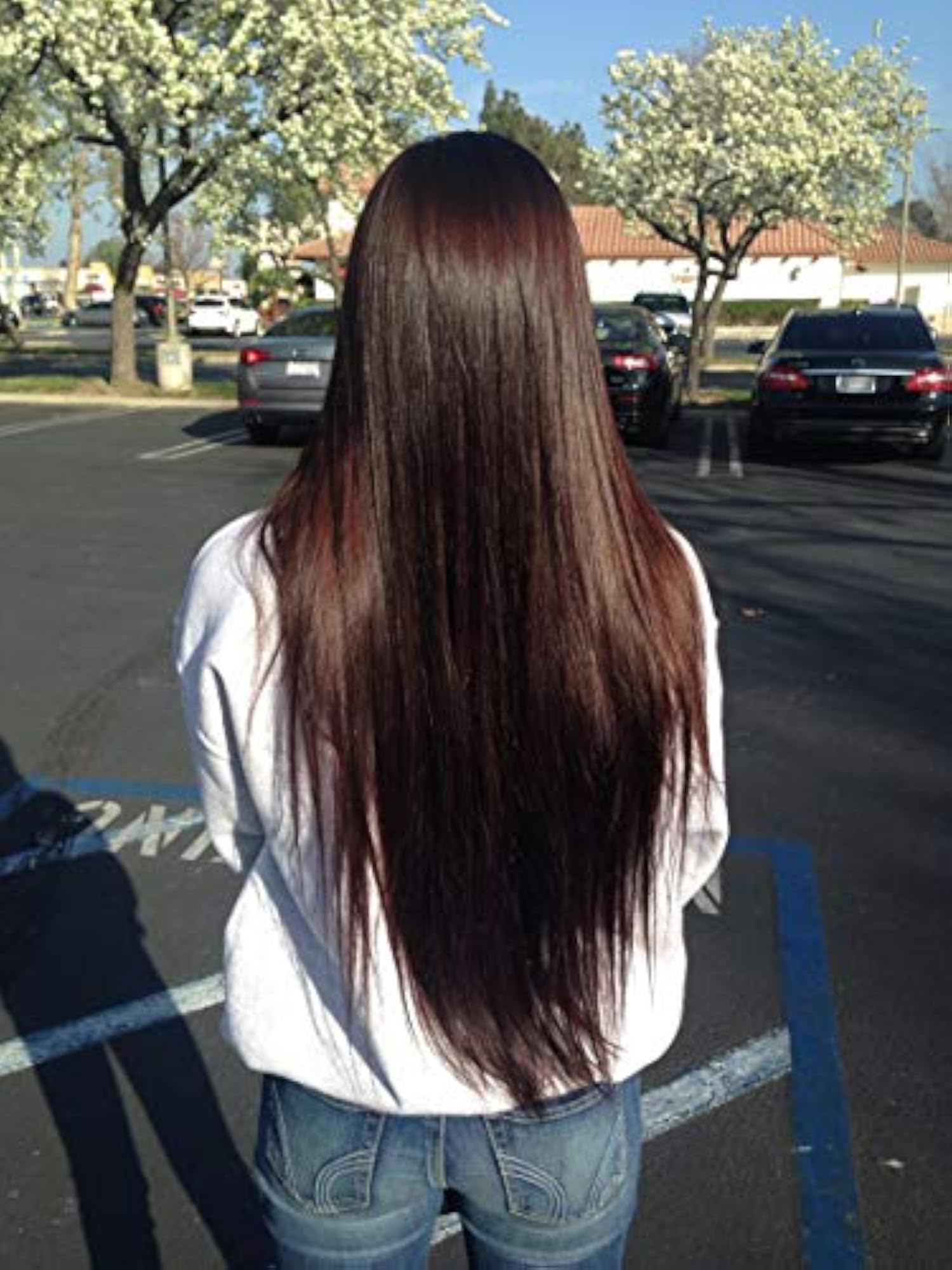 6 Pcs Dark Brown Synthetic Hair Extensions for Women