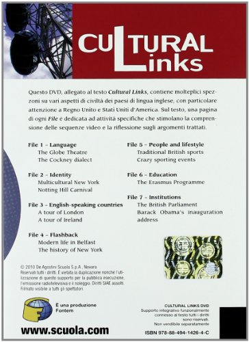 Cultural links. Student's book. per le Scuole