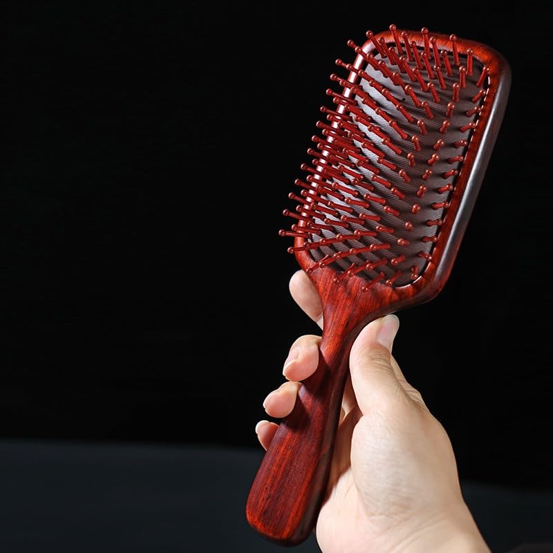 Fluffy Board Comb Household Air Cushion Solid Wood Women's Version