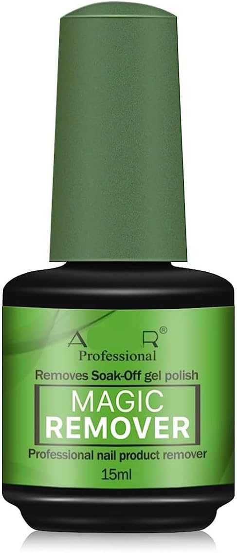 Gel Nail Polish Remover, Professional Nail Polish Remover, In 3 mins Quickly Removes Soak-Off Gel Polish UV Art Nail Lacquer [Don't Hurt Nails] 15ml