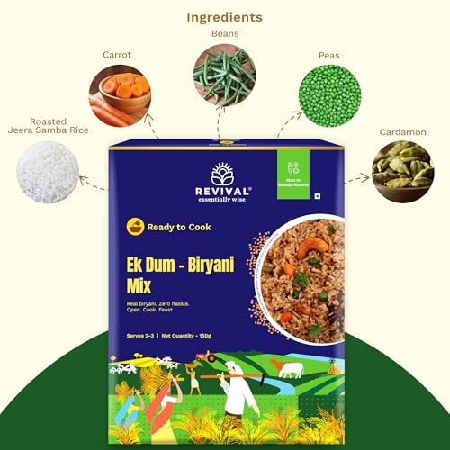 Image of Revival Ek Dum Briyani mix - | Healthy & Nutritious Meal