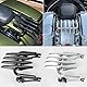 WOOGA Motorrad Gepäck Halter Hinten Gepäck Träger Rack Ladungen Halter Halterung Zubehör für Har&le&y Davidson Street Glide Road King Special Road Glide (Schwarz)