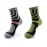 2 pares de calcetines que absorben la humedad, unisex, transpirables y l...