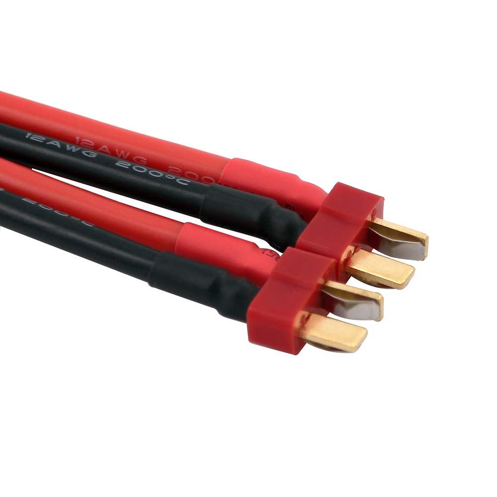 Cavo Di Ricarica Da 2 Pezzi RX UNI FUTABA A Spina A Banana Da 4 Mm Per Caricabatteria Per Auto E Aereo RC E Accessori Per Batterie Con 22awg 300 Mm - Foto 2