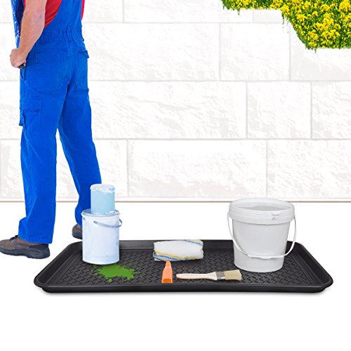 Home-Man Multi-Purpose Boot Tray Mat,Shoe Tray Mat,Dog Feeding Tray,Waterproof Trays For Indoor And Outdoor Floor Protection,30" X 15"/2 Pack #TOP3