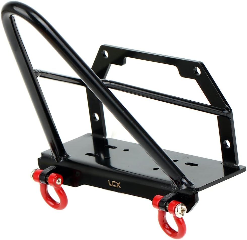 LCX Racing 1/10th RC Crawler Car Metal Front Bumper for RC Car Axial Wraith 90018 90020 90031, Upgrades Parts Accessories