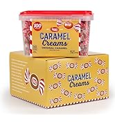 Goetze's Candy Caramel Creams - 100 Count Candy Tub - Gift Box - Fresh from the Factory…