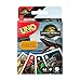 Mattel Games UNO Jurassic World Rebirth Card Game for Kids, Family & Adult Games Nights, Deck with Special Rule & Images Inspired by The Movie