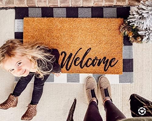 Miniatura 4 de KOZYFLY Alfombras a cuadros Buffalo de 2 x 3 pies y 2 x 6 pies