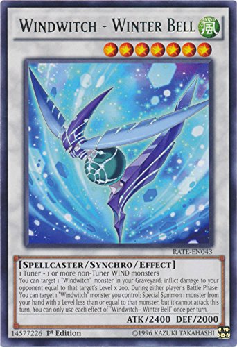 yu-gi-oh Windwitch - Winter Bell - RATE-EN043 - Rare - 1st Edition - Raging Tempest