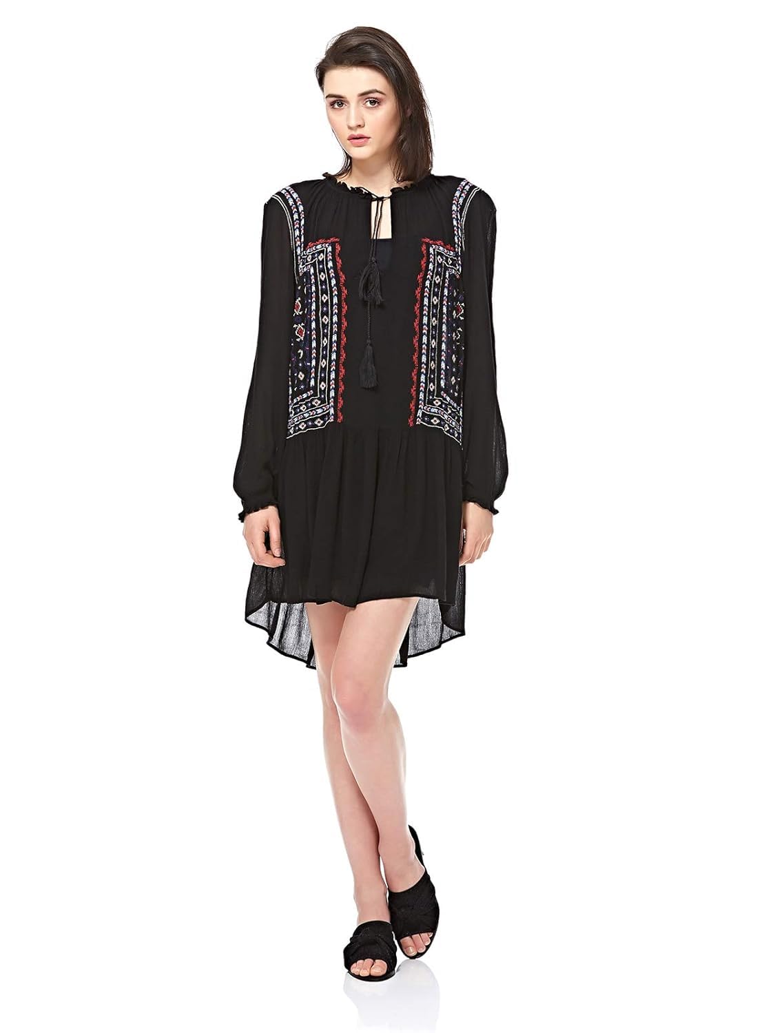 Jennyfer Straight Dress for Women - Black