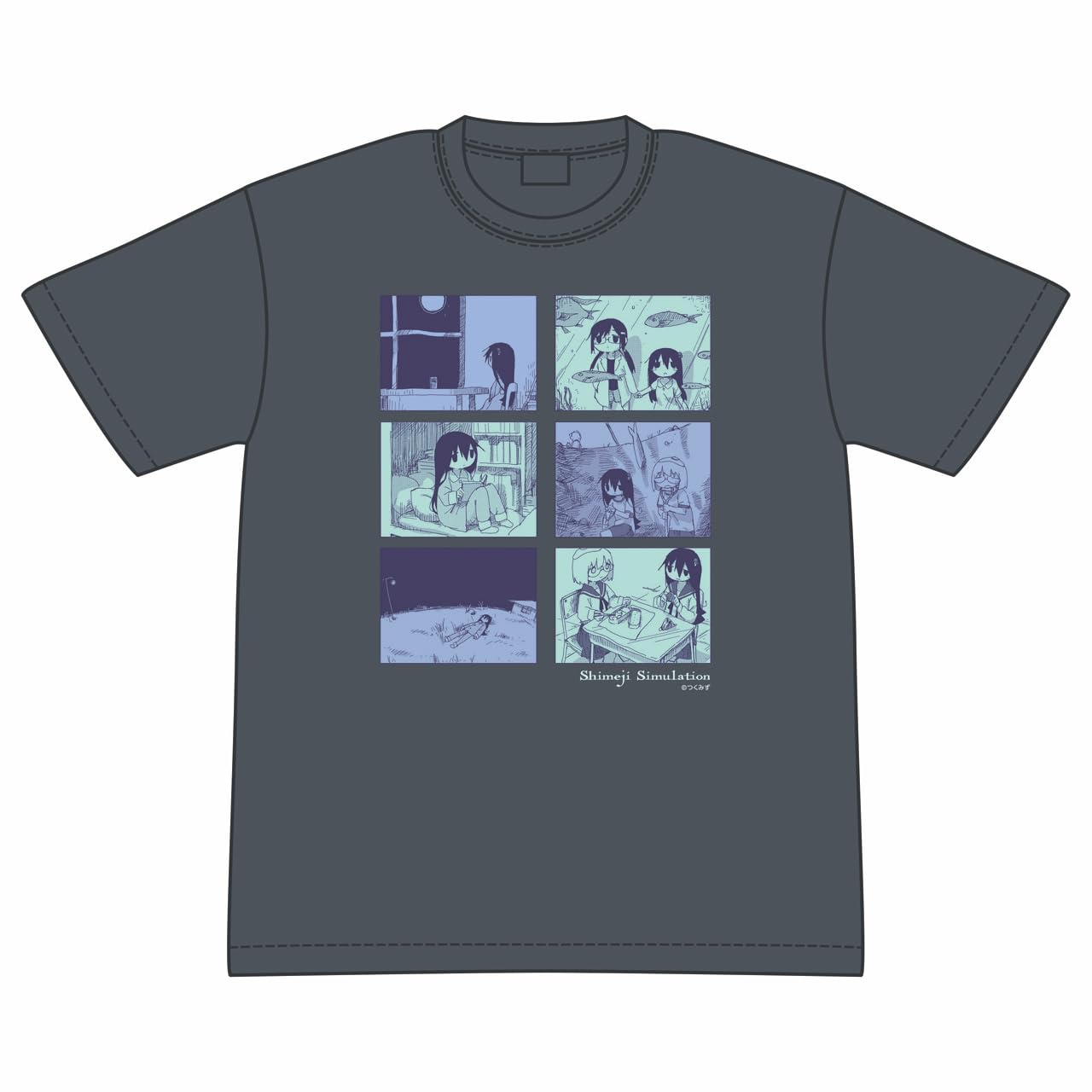 Amazon.co.jp: シメジ シミュレーション しじまの思い出Tシャツ L