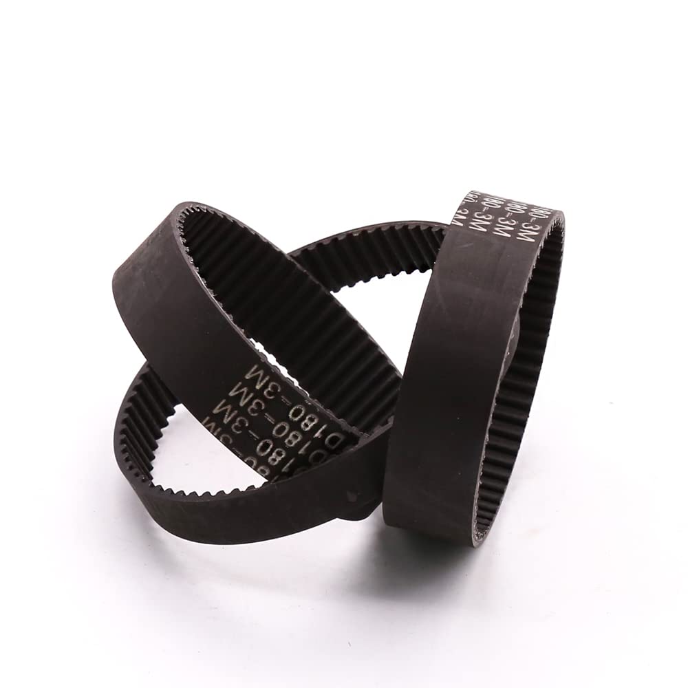 Correa Dentada HTD 3M 3mm Paso 225-201mm Ancho 10mm/15mm Goma Cerrada 3M-189mm-15mm