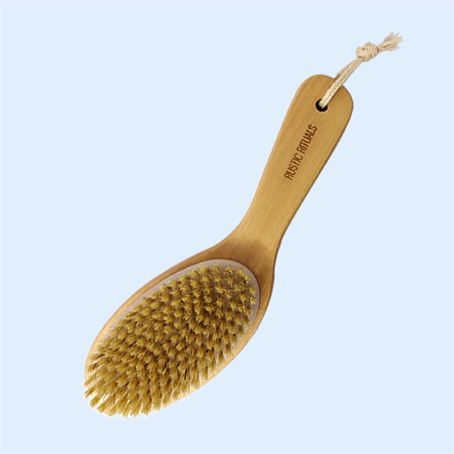 Rustic Rituals, Wooden Bath Brush with Contoured Handle