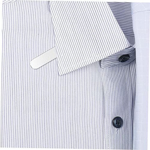 Evite cuellos caídos usando tirantes de cuello para camisa acrílico 6