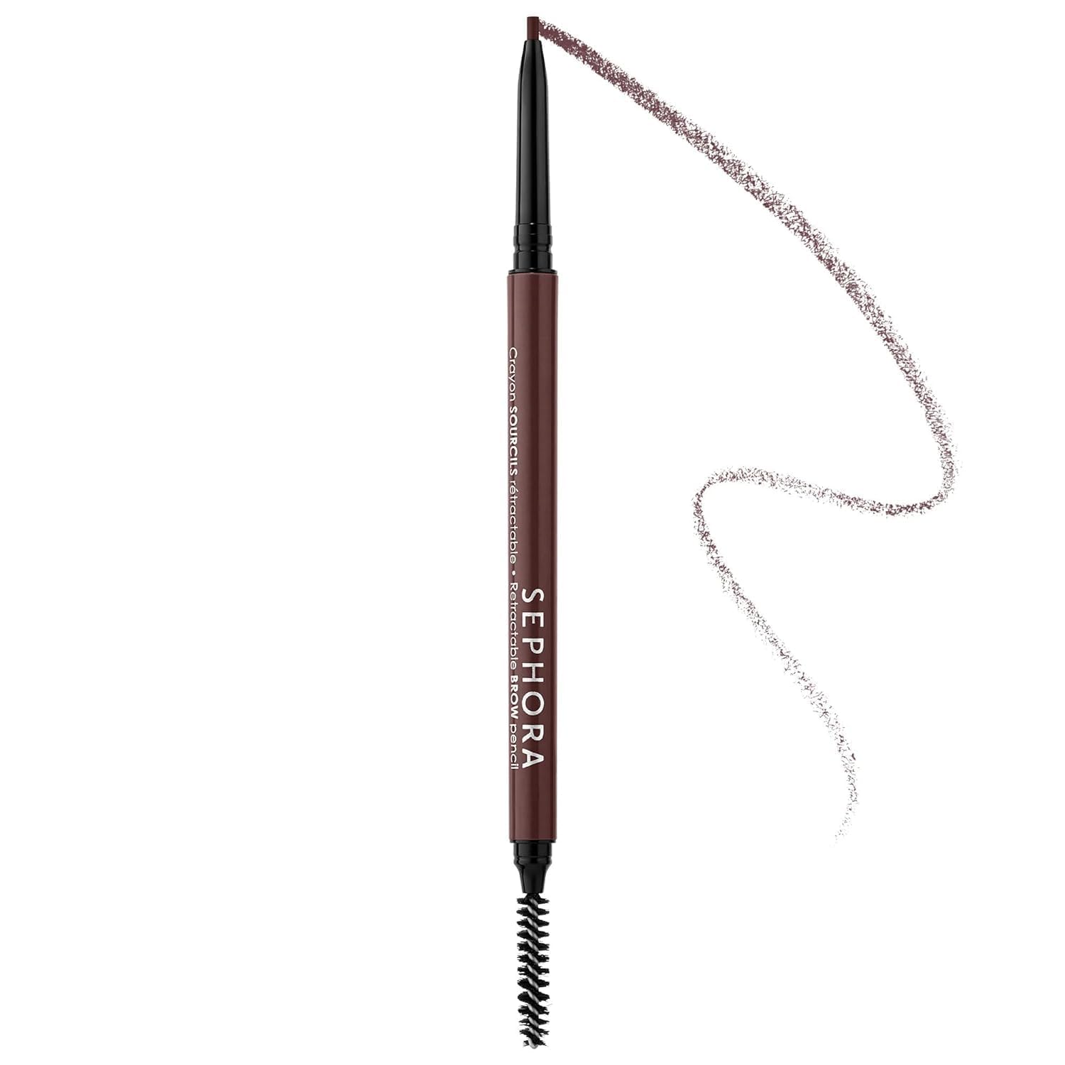 Sephora Retractable Brow Pencil Crayon Waterproof 06 Soft Charcoal Full Size