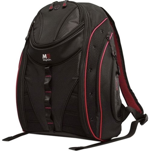 Mobile Edge MEBPE72 EDGE - EXPRESS BACKPACK 2.0 - 16IN/17IN MAC - RED,600D BALLISTIC NYLON
