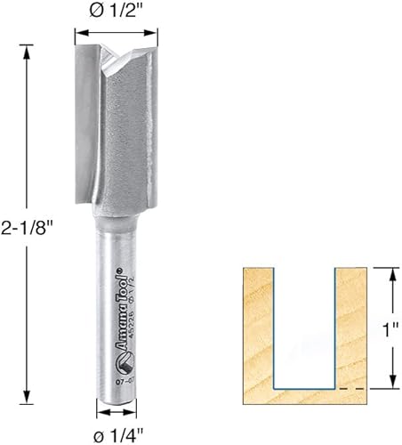 Miniatura 2 de Amana Tool - 45226 Carburo Punta Recta Plunge Alta Producción 12 Dia x 1" 4 S