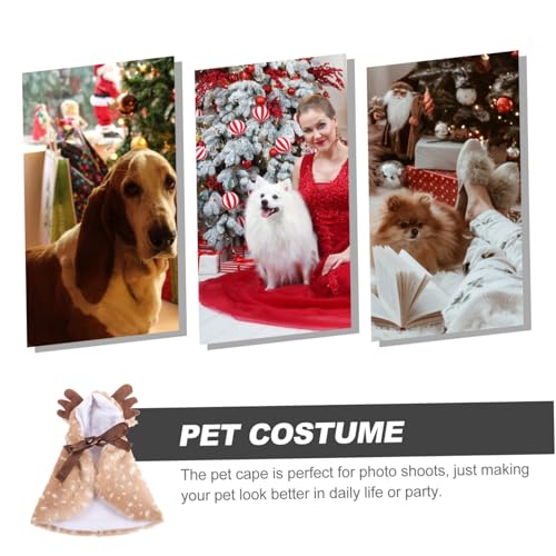Capa para perros y gatos BESPORTBLE estilo alce miniatura 6